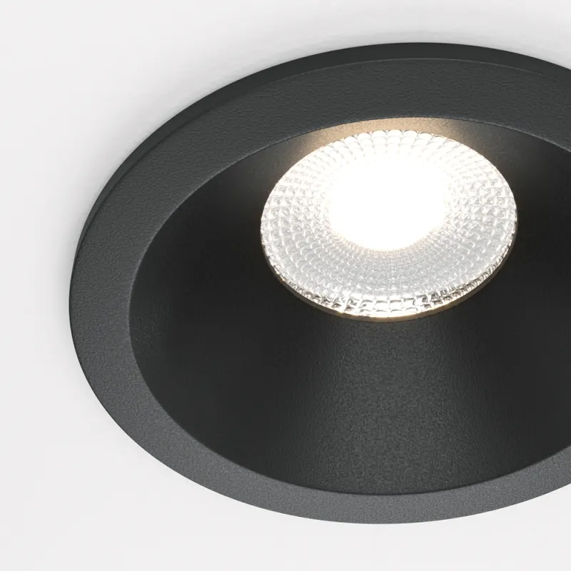 Downlight Incastrat Baie Zoom DL034-L12W4K-D-B Maytoni LED, Negru, Germania
