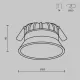 Downlight Incastrat Exterior Okno DL055-18W3-4-6K-W Maytoni LED, Alb, Germania