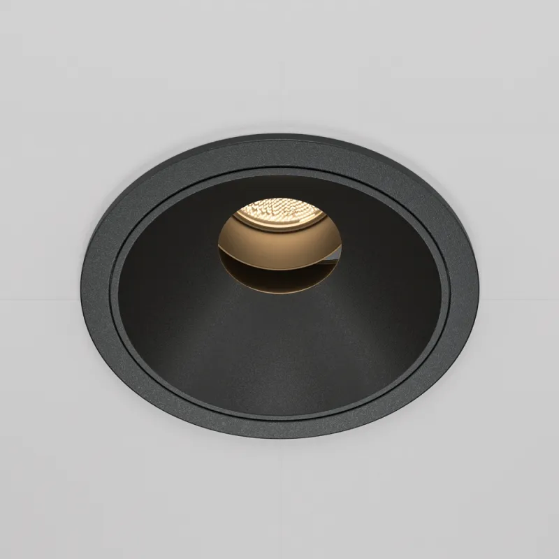 Downlight Incastrat Wise DL057-10W3K-B Maytoni LED, Negru, Germania