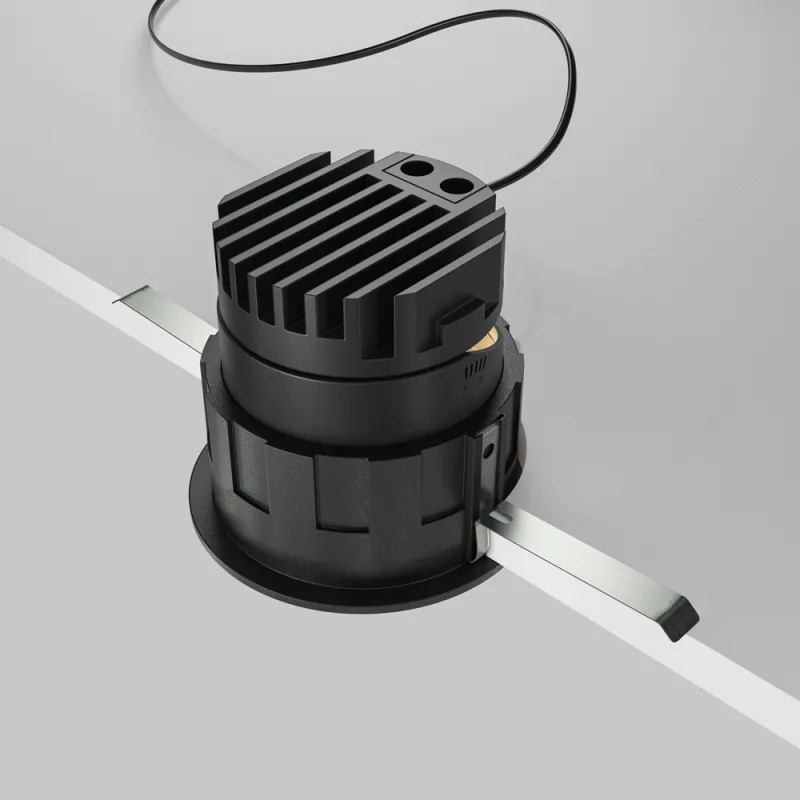 Downlight Incastrat Wise DL057-10W3K-B Maytoni LED, Negru, Germania