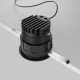 Downlight Incastrat Wise DL057-10W3K-B Maytoni LED, Negru, Germania