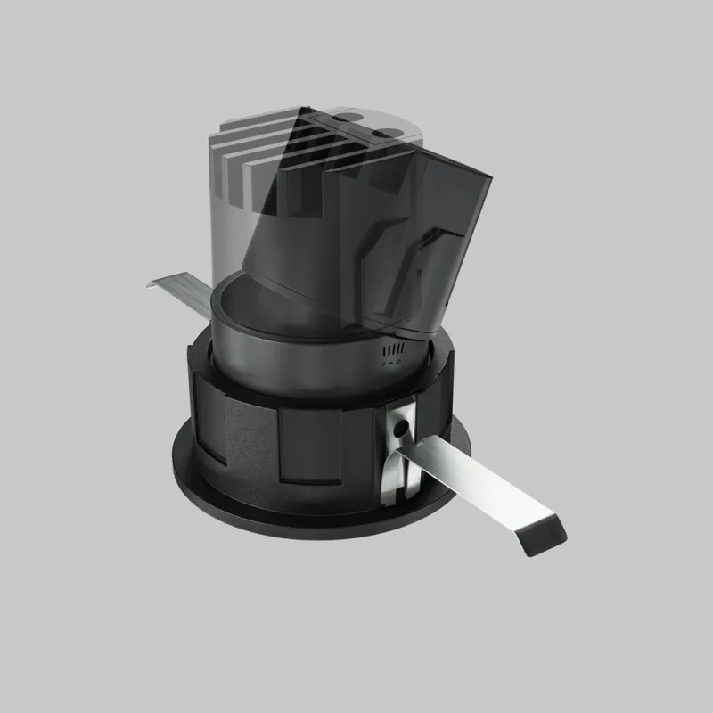 Downlight Incastrat Wise DL057-7W3K-B Maytoni LED, Negru, Germania