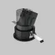 Downlight Incastrat Wise DL057-7W3K-B Maytoni LED, Negru, Germania