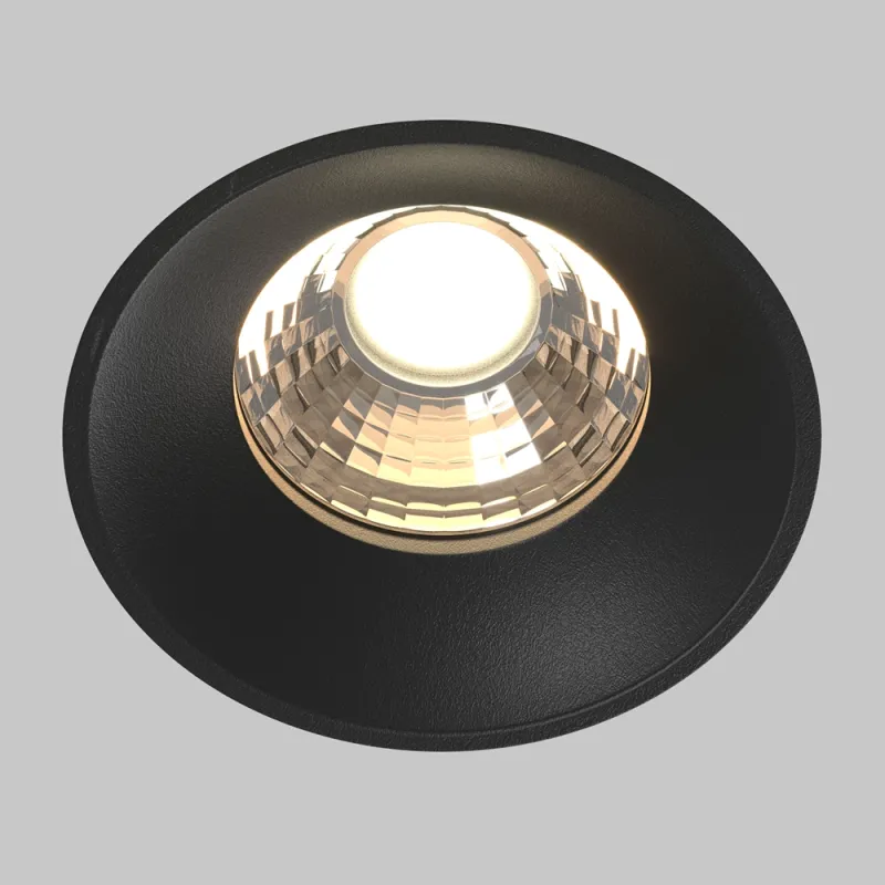 Downlight Incastrat Round DL058-12W3K-TRS-B Maytoni LED, Negru, Germania