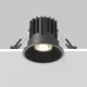Downlight Incastrat Round DL058-7W3K-B Maytoni LED, Negru, Germania