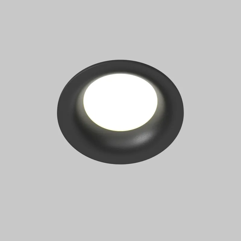 Downlight Incastrat Exterior Slim DL088-GU10-RD-B Maytoni GU10, Negru, Germania