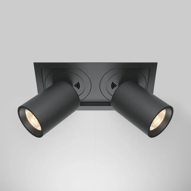 Downlight Incastrat Hidden DL095-02-10W3K-B Maytoni LED, Negru, Germania