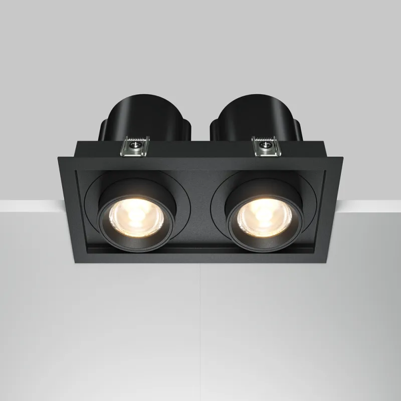 Downlight Incastrat Hidden DL095-02-10W3K-B Maytoni LED, Negru, Germania