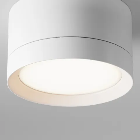 Downlight Aplicat Circular Hoop Maytoni GX53, Alb, C086CL-GX53-SRD-W, Germania