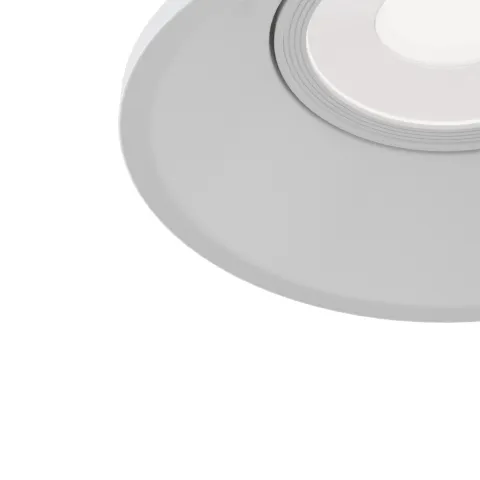 Downlight Incastrat Patrat Dot Maytoni GU10, Alb, DL028-2-01W, Germania