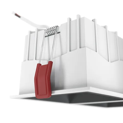 Downlight Incastrat Patrat Alfa LED Maytoni LED, Alb, DL043-02-15W3K-D-SQ-WB, Germania