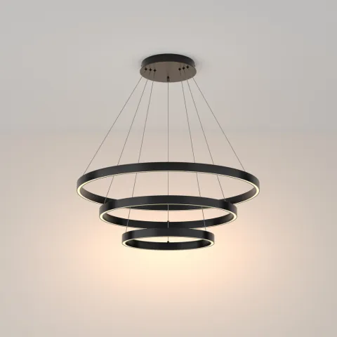 Suspensie Rim MOD058PL-L100B3K Maytoni LED, Negru, Germania