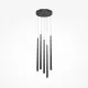 Suspensie Cascade MOD132PL-L30BK Maytoni LED, Negru, Germania