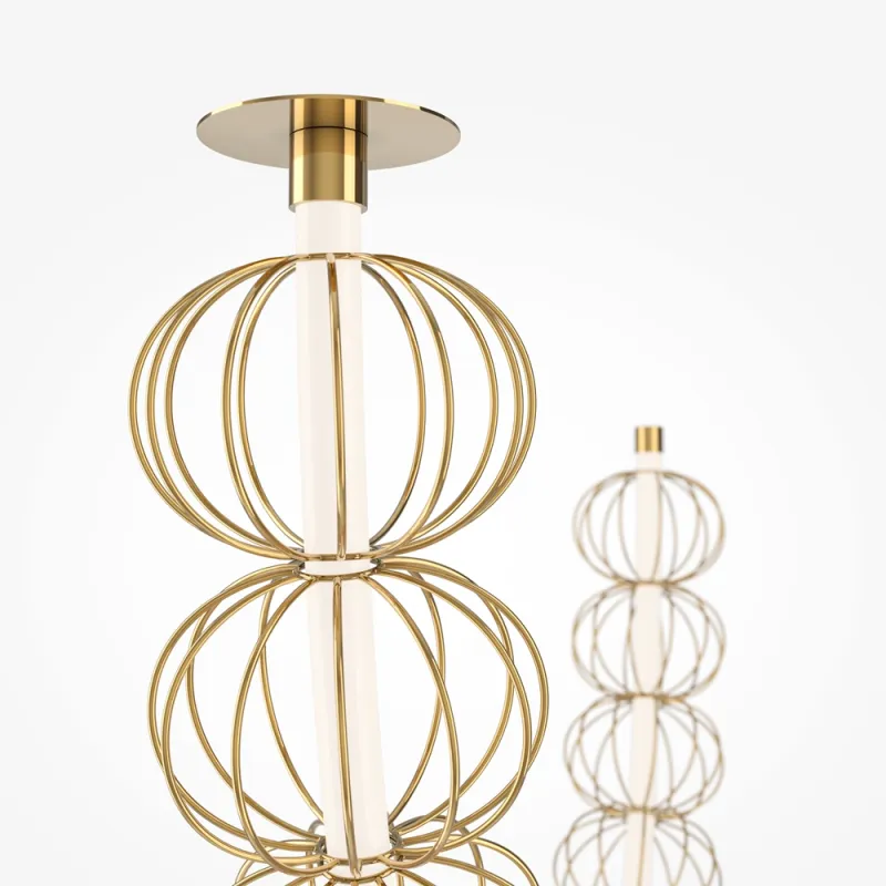 Suspensie Golden Cage MOD216PL-L42G3K Maytoni LED, Auriu, Germania