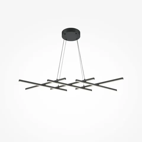 Suspensie Halo MOD244PL-L50BK Maytoni LED, Negru, Germania