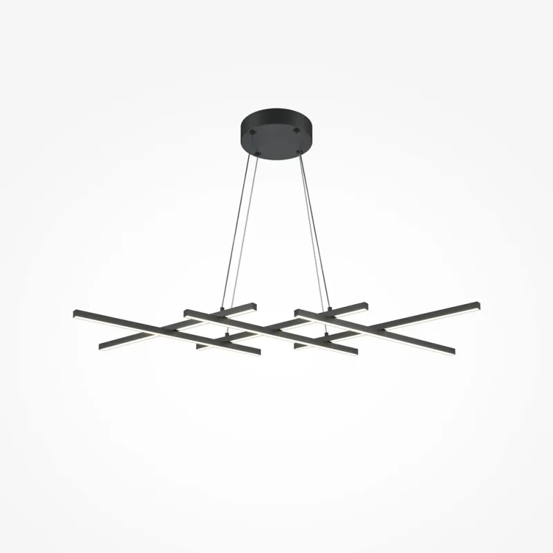 Suspensie Halo MOD244PL-L50BK Maytoni LED, Negru, Germania