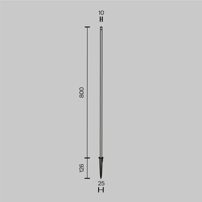 Stalp Spear O441FL-L1GF3K1 Maytoni LED, Grafit, Germania