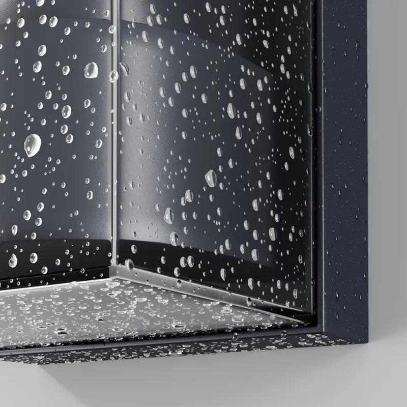 Aplica Exterior Conf O450WL-01GF Maytoni E27, Grafit, Germania