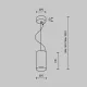 Pendul Efir P089PL-15W3K-W Maytoni LED, Alb, Germania