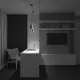 Pendul Efir P089PL-33W3K-MG Maytoni LED, Auriu, Germania