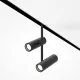 Downlight Sina Magnetica Elti Duo TR005-2-2X12W3K-B Maytoni LED, Negru, Germania