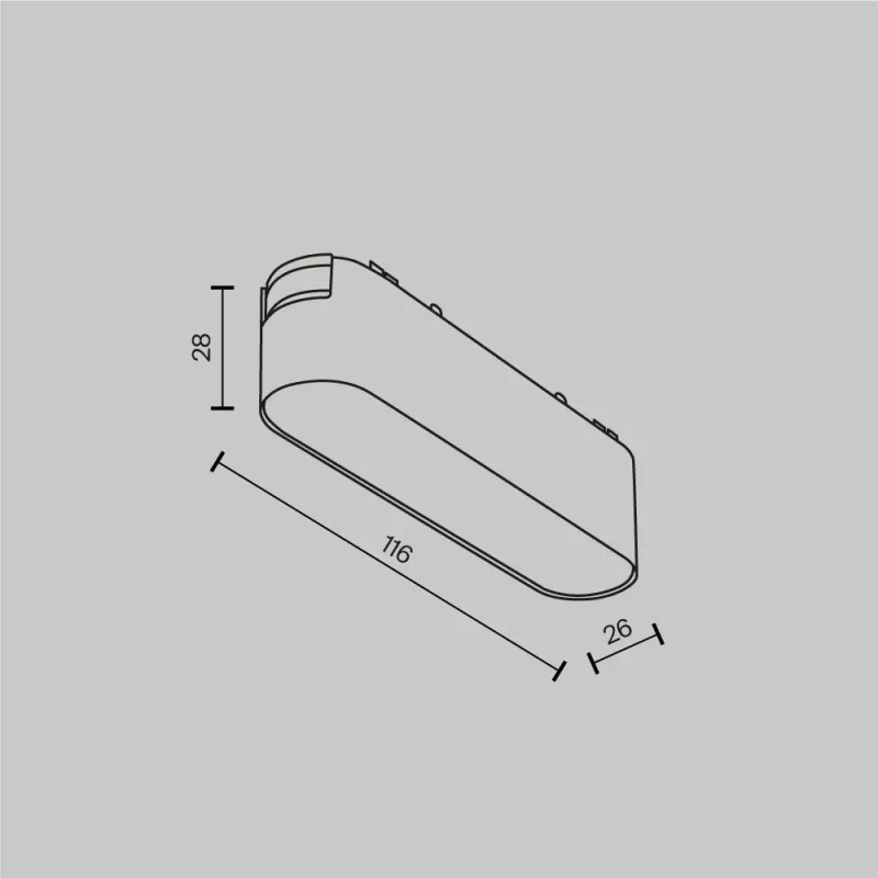 Downlight Sina Magnetica Slim Basis TR080-1-6W4K-W Maytoni LED, Alb, Germania