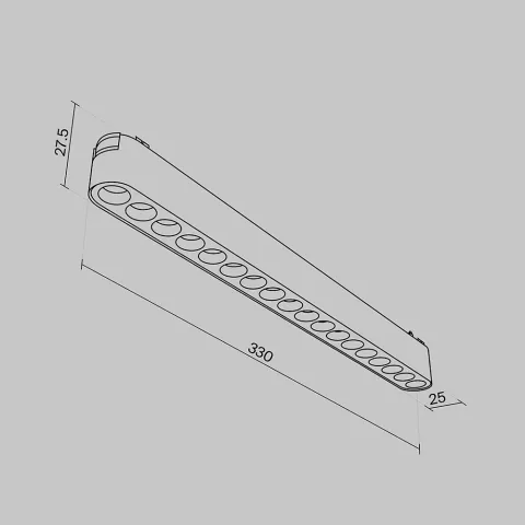 Downlight Sina Magnetica Slim Points TR082-1-18W3K-M-B Maytoni LED, Negru, Germania