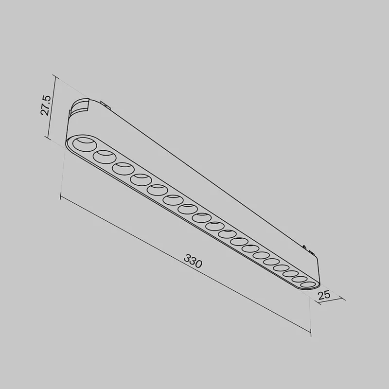 Downlight Sina Magnetica Slim Points TR082-1-18W3K-M-B Maytoni LED, Negru, Germania