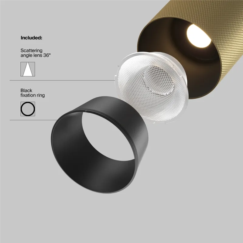 Downlight Sina Magnetica Artisan TR097-2-12W3K-M-BMG Maytoni LED, Auriu, Germania