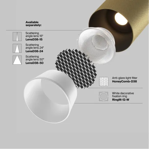 Downlight Sina Magnetica Artisan TR097-2-12W4K-M-BMG Maytoni LED, Auriu, Germania