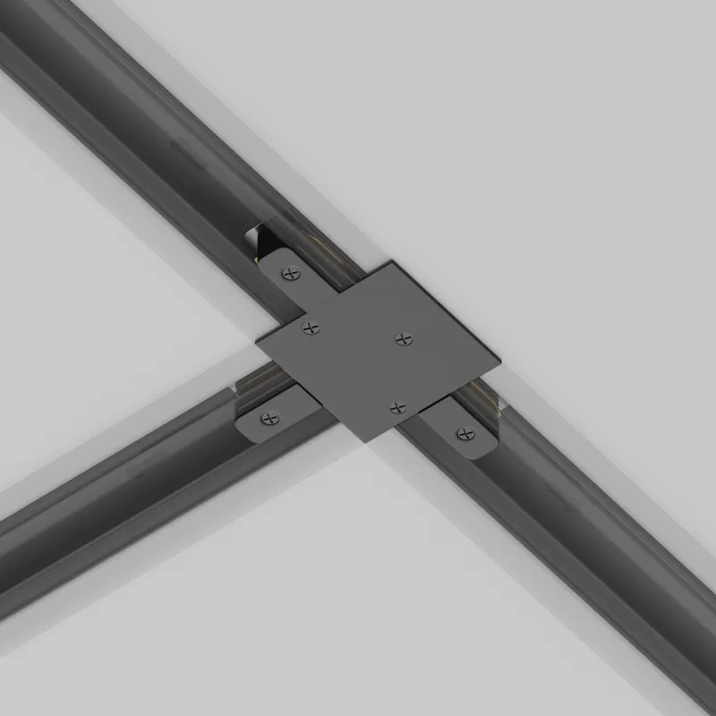 Conector T Sina 1 Faza Accessories For Tracks Unity TRA002CT-11B Maytoni Negru, Germania