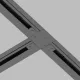 Conector T Sina 1 Faza Accessories For Tracks Unity TRA002CT-11B Maytoni Negru, Germania