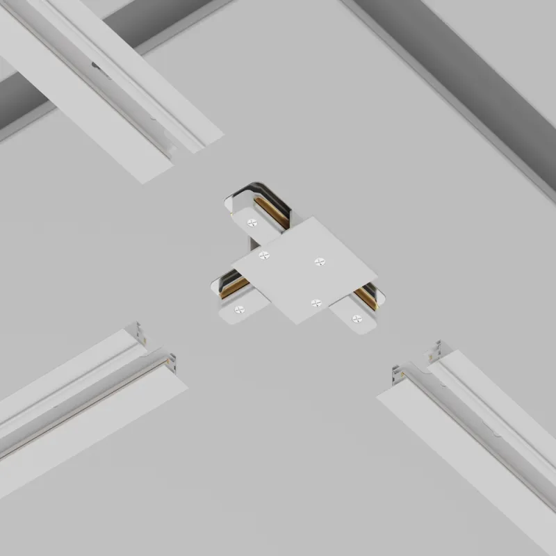 Conector T Sina 1 Faza Accessories For Tracks Unity TRA002CT-11W Maytoni Alb, Germania