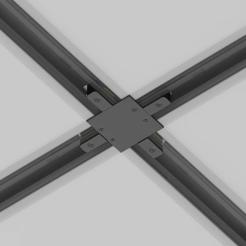 Conector Cruce Sina 1 Faza Accessories For Tracks Unity TRA002CX-11B Maytoni Negru, Germania