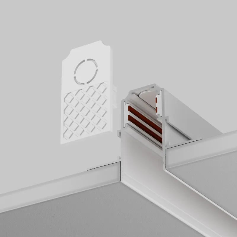 End Cap Sina Magnetica Accessories For Tracks Exility TRA034EC-42W Maytoni Alb, Germania