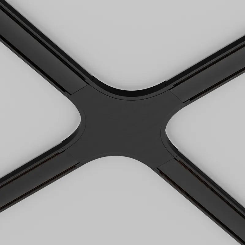 Cruce Distribuitor Sina Magnetica Slim Accessories For Tracks Radity TRA084CX-11B Maytoni Negru, Germania