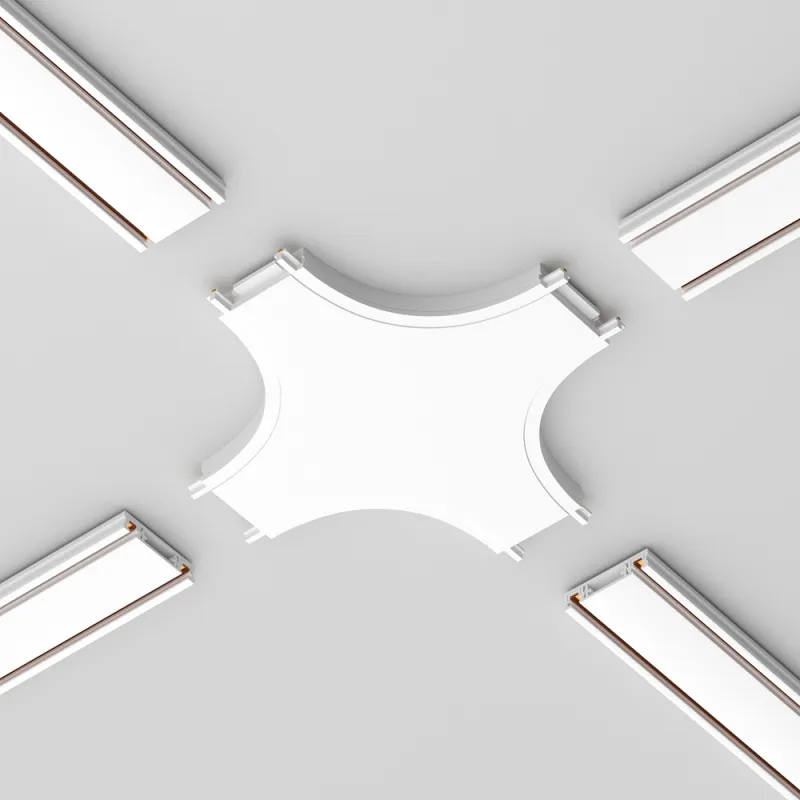 Cruce Distribuitor Sina Magnetica Slim Accessories For Tracks Radity TRA084CX-11W Maytoni Alb, Germania