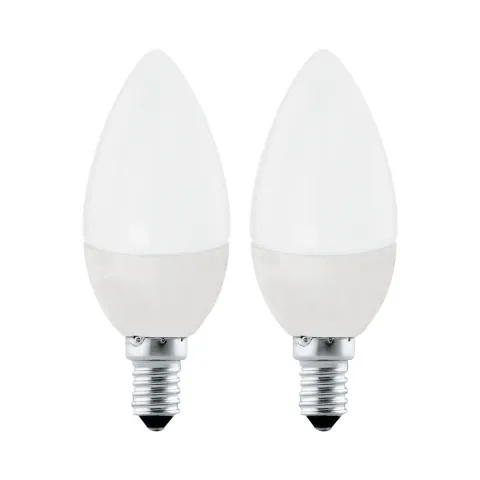 Set Becuri Eglo 10793, Led E14 2X4W 320Lm 4000K Ø37Mm, Lumina Neutra