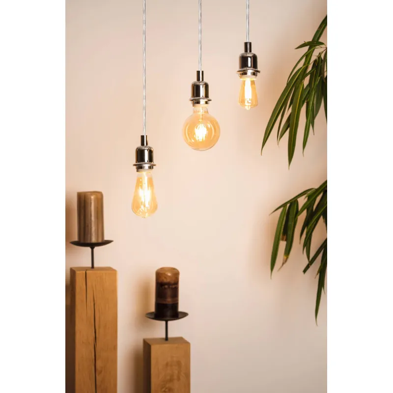 Bec Eglo 11553, Led E27 3.5W 220Lm 2200K Ø48Mm, Lumina Calda, Chihlimbar