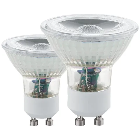 Set Becuri Eglo 11526, Led Gu10 2X5W 400Lm 4000K Ø50Mm, Lumina Neutra