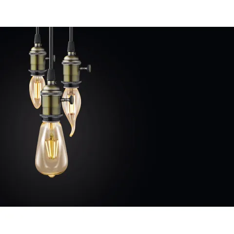 Bec Eglo 11559, Led E14 4W 220Lm 2200K Ø35Mm, Lumina Calda, Chihlimbar