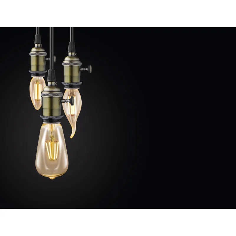 Bec Eglo 11559, Led E14 4W 220Lm 2200K Ø35Mm, Lumina Calda, Chihlimbar