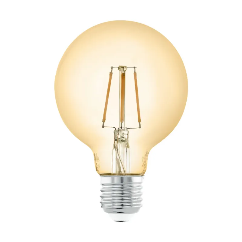 Bec Eglo 11556, Led E27 4W 320Lm 2200K Ø80Mm, Lumina Calda, Chihlimbar