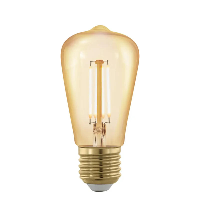 Bec Dimabil Eglo 11695, Led E27 4W 320Lm 1700K Ø48Mm, Lumina Calda, Chihlimbar
