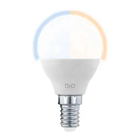 Bec Dimabil Din Telecomanda Eglo Access 11804, Led E14 5W 400Lm 2700-6500K Ø45Mm, Lumina Calda, Neutra, Rece