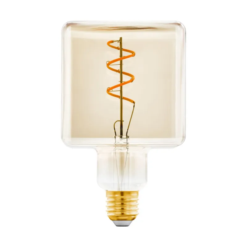 Lm-E27-Led Cube 4W Amber 1 Stk