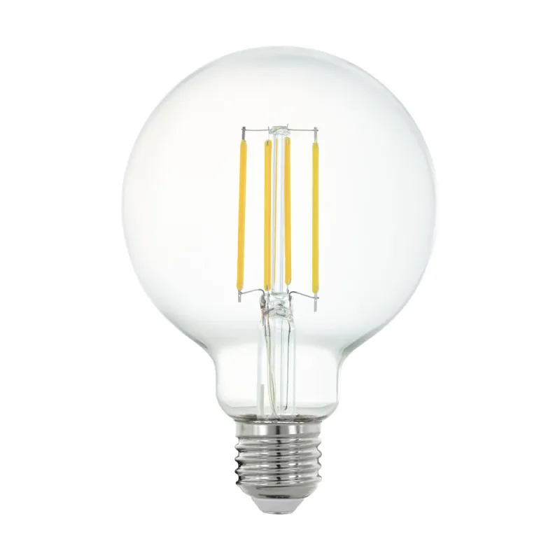 Bec Inteligent Eglo Connect 11863, Led E27 6W 806Lm 2700K Ø95Mm, Lumina Calda