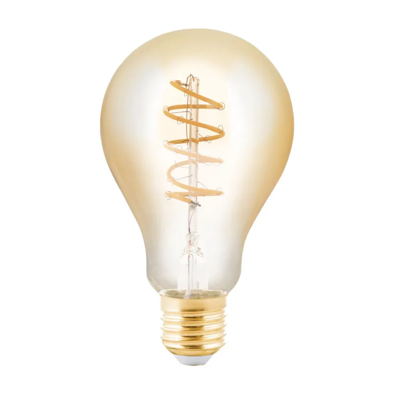 Bec Dimabil Eglo 11875, Led E27 4W 245Lm 2200K Ø75Mm, Lumina Calda, Chihlimbar