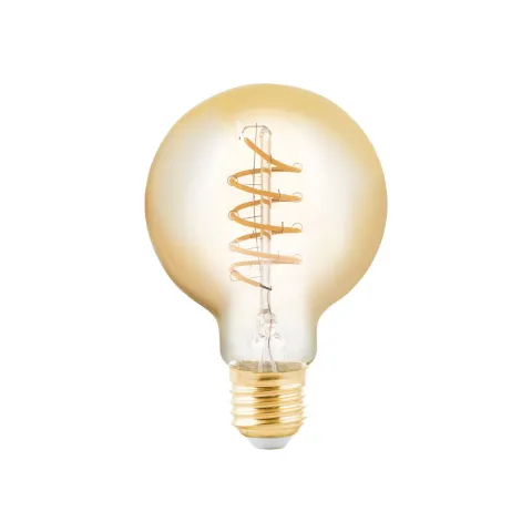 Bec Dimabil Eglo 11876, Led E27 4W 245Lm 2200K Ø80Mm, Lumina Calda, Chihlimbar