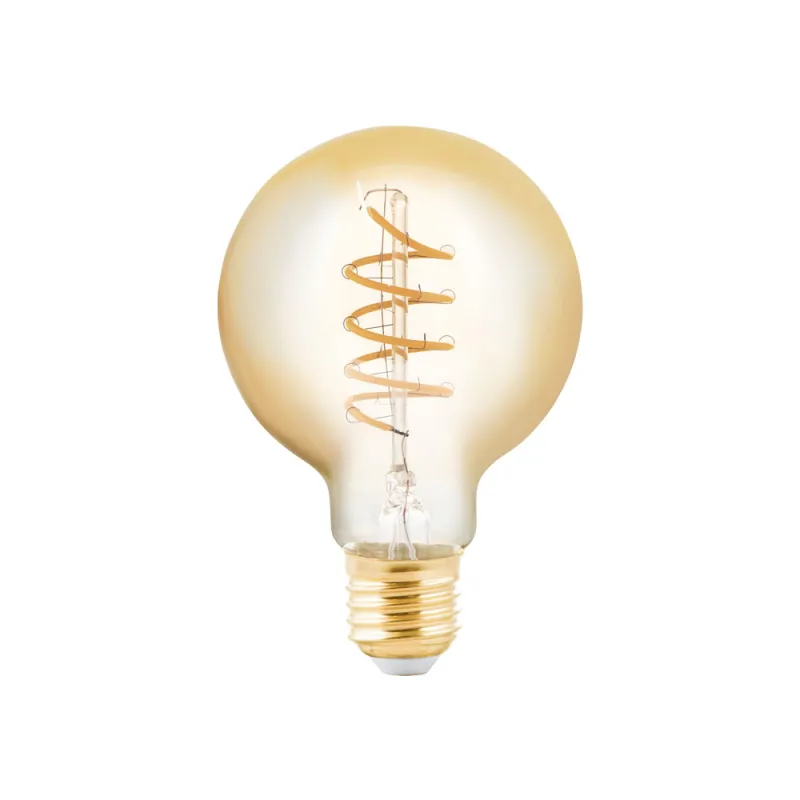 Bec Dimabil Eglo 11876, Led E27 4W 245Lm 2200K Ø80Mm, Lumina Calda, Chihlimbar